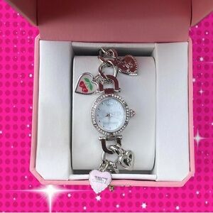Juicy Couture watch With Charms & Rhinestones